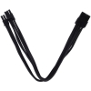 Scheda Tecnica: SilverStone SST-PP07-PCIB - 25cm 8pin To Pci-e 6+2pin - Sleeved Extention Cable, Black