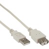 Scheda Tecnica: InLine Cavo USB 2.0, Prolunga, Type , Maschio / Femmina - Beige/grau, 1,8m