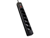 Scheda Tecnica: V7 6 Outlet Surge Protector Eu 1.8m Cable 1050j Black - 