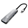 Scheda Tecnica: Atlantis Land Adattatore A04-TC_CR+HB Da USB-c Ad Hub - USB3.0 (3 Porte) + Lettore Card Reader 8" 1