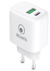 Scheda Tecnica: Atlantis Land Alimentatore Universale Per Smartphone E - Tablet P008-pd20gn-2u Ac 20w OUTPut 1xUSB 1xUSB-c Pd Tecnol