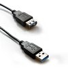Scheda Tecnica: Atlantis Land Cavo USB-3.0 A To USB A, M/F, 2mt, (prolunga) - Nero, P019-ub3-aamf-2