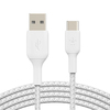 Scheda Tecnica: Belkin Cavo Intrecciato Da USB-c A USB-a - 2m - Bianco