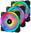 Scheda Tecnica: Corsair LL120 RGB Fan, 120mm, PWM, 7V - 13.2V, 43.25CFM - 1.61mmH20, 24.8dB, 600 - 1500RPM, Three Pack