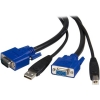 Scheda Tecnica: StarTech Cavo Universale USB Kvm 2" - 1-video/cavo USB-HD-15 Da 3m Uk