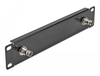 Scheda Tecnica: Delock 10" Panel With 2 X Bnc Jack 1U Black - 