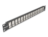 Scheda Tecnica: Delock 19" Keystone Patch Panel - 16 Port 1U Black