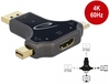 Scheda Tecnica: Delock 3" 1 Monitor ADApter With - USB-c / DP / Mini DP In To HDMI Out + 4k 60 Hz