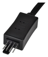 Scheda Tecnica: SilverStone SST-CPF05 - 2x 10cm Pwm Fan Reducton Cable - Black Sleeved Braded
