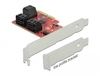 Scheda Tecnica: Delock 6 Port SATA Pci Express X4 Card Low Profile Form - Factor