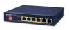 Scheda Tecnica: PLANET 4 Port 10/1000T 802.3at PoE + 2 Port - 10/1000T Deskto P Switch (55w PoE Budget, External Powe