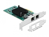 Scheda Tecnica: Delock Pci Express X4 Card 2 X RJ45 - Gigabit LAN I82576