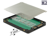 Scheda Tecnica: Delock 2.5" Converter SATA 22 Pin > - M.2 + Enclosure