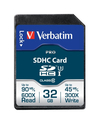 Scheda Tecnica: Verbatim Secure Digital Card - Sdhc Pro Uhs-i 32GB Class 10