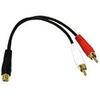 Scheda Tecnica: C2G Value Series Y-Cable dattatore udio 26 WG Rca - (f) Rca (m) Schermato Nero