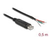 Scheda Tecnica: Delock ADApter Cable USB 2.0 Type - -a To Serial Rs-485 + 3 X Open Wire Ends 0.5 M