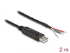 Scheda Tecnica: Delock ADApter Cable USB 2.0 Type - -a To Serial Rs-485 + 3 X Open Wire Ends 2 M