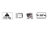 Scheda Tecnica: LINK Sup. Da Soffitto Per Videoproiettore - 