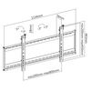 Scheda Tecnica: LINK Sup. Per Video Wall 54"-70" Per Tv Piatte LED, LCD - Fino 70 Kg E Fino Vesa 800x400
