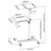 Scheda Tecnica: LINK Sup. Proiettore Con Due Ripiani Regolabile - 