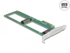 Scheda Tecnica: Delock Pci Express 4.0 X8 Card To 2 X Internal U.2 NVMe - Sff-8639 - Bifurcation