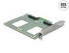 Scheda Tecnica: Delock Pci Express 4.0 X8 Card To 2 X Internal U.2 NVMe - Sff-8639 - Bifurcation (lxw: 144 X 122 Mm)