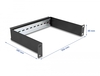 Scheda Tecnica: Delock 10" Din Rail Panel 1U Black - 