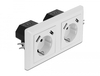 Scheda Tecnica: Delock 2-way Wall Socket With 4 X USB Type-a Charging Port - 2 X 2.8