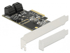 Scheda Tecnica: Delock 5 Port SATA Pci Express X4 Card - Low Profile Form - Factor