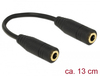 Scheda Tecnica: Delock ADApter Audio Stereo Jack 3.5 Mm 4 Pin Female > - Female 13 Cm