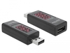 Scheda Tecnica: Delock ADApter USB 2.0 Male - > Female + LED Indicator For Volt And Ampere