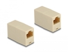 Scheda Tecnica: Delock ADApter RJ45 Jack To RJ45 Jack UTP Beige - 