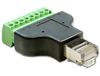 Scheda Tecnica: Delock ADApter RJ45 Male > Terminal Block 8 Pin 2-part 3.5 - Mm