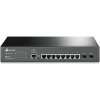 Scheda Tecnica: TP-Link Jetstream T2500g-10ts Switch Gestito 8 X - 10/100/1000 + 2 X GigaBit Sfp Desktop, MonTBile Su Rack