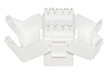 Scheda Tecnica: LINK Presa Rete Keystone Jack RJ45 Cat.5e - UTP Tooless Colore Bianco 180 ontatti Dorati 50 Micron