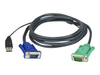 Scheda Tecnica: HPE Aten 2l-5202u - Cavo Tastiera / Video / Mouse (kvm) - USB, HD-15 (VGA) (m) A Sphd 15 (m) - 1.8 M - Viti A Serragg