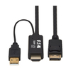 Scheda Tecnica: EAton HDMI To Dp Active Adp Cable M/M/ 4k USB Power Black 1m - 