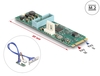 Scheda Tecnica: Delock Converter M.2 Key - B+m Male To 2 X USB 5GBps Type-a Female With 50 Cm Cable