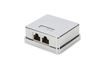 Scheda Tecnica: DIGITUS Cat.6 Surface mount box 2x Keystone Modules - shielded, 2-port