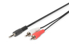 Scheda Tecnica: DIGITUS Con. Cable Stereo 2x Rca 2.5m 2x Rca 2.50m Ccs - 2x0.10/10