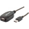 Scheda Tecnica: Manhattan Cavo Prolunga - Attivo USB 2.0 Hi-speed 10 Mt