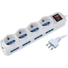 Scheda Tecnica: Techly Multipresa 8 Posti Italiana Bipasso / 4 Schuko Con - Switch