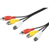 Scheda Tecnica: Goobay Cavo Audio Video 3 X Rca M/M 1,5mt - 