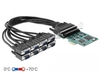 Scheda Tecnica: Delock Pci Express Card To 8 X Serial Rs-232 - 