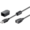 Scheda Tecnica: Goobay Cavo Prolunga USB 2.0 Con Ferrite male / - female 2m Nero