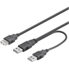 Scheda Tecnica: Goobay Cavo USB 2.0 Ad Y 2xa male/a female 0.3 M - 