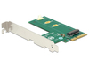 Scheda Tecnica: Delock Pci Express X4 Card > 1 X Internal NVMe M.2 Key M - Oco Cross Format