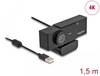 Scheda Tecnica: Delock WebCam USB UHD with microphone 4K 30 Hz 110 - viewpoint and tripod