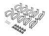 Scheda Tecnica: HPE G2 Cable Management D-ring Kit - 
