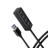 Scheda Tecnica: Axagon HUE-M1AL Mini USB-hub,4x USB 3.2 Gen1, Silver - 1,2m